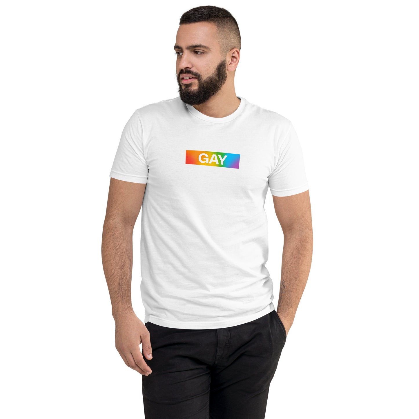 'Gay' Rainbow Pride tee