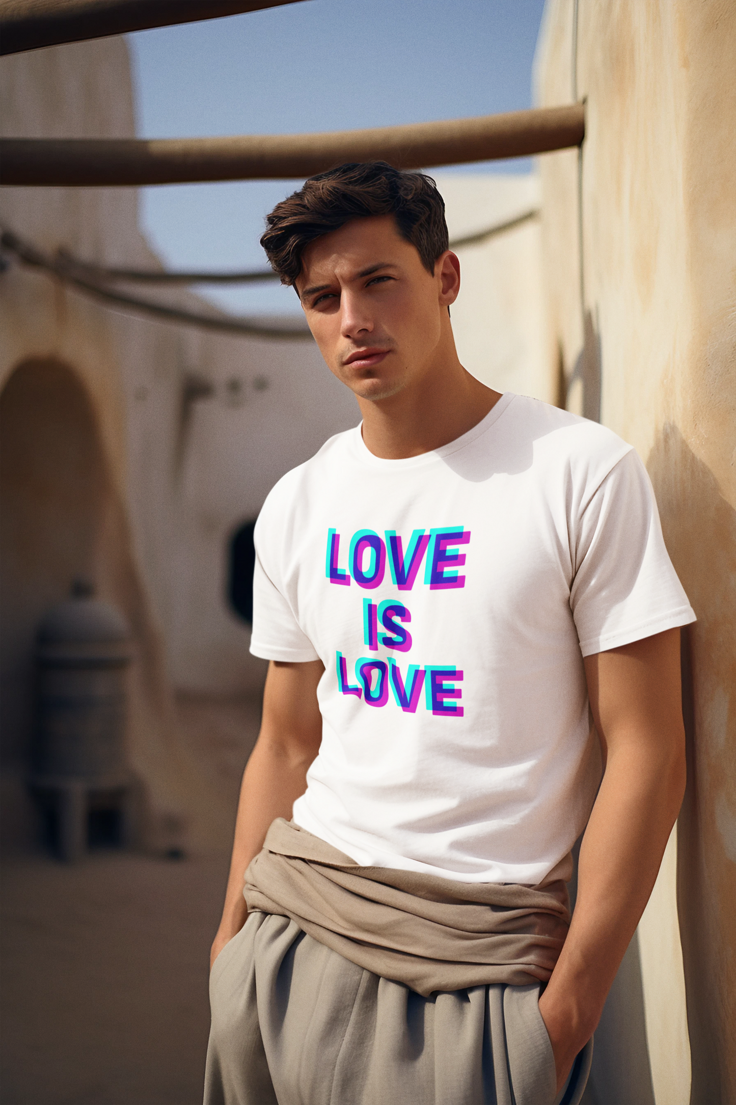 Love is Love - Retro Gay Pride T-shirt